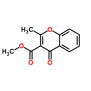 Methyl 2-methyl-4-oxo-chromene-3-carboxylate Structure,51751-33-8Structure