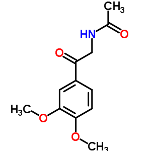 N-[2-(3,4-dimethoxyphenyl)-2-oxo-ethyl]acetamide Structure,5190-84-1Structure