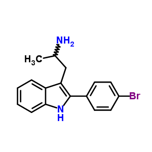 2-(P-bromophenyl )-α-methyl -1h-indole-3-ethanamine Structure,52018-90-3Structure