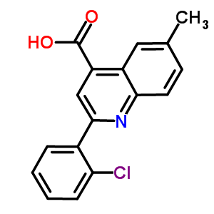 2-(2-Chlorophenyl)-6-methylquinoline-4-carboxylic acid Structure,522598-05-6Structure