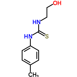 1-(2-Hydroxyethyl)-3-(4-methylphenyl)thiourea Structure,52266-71-4Structure