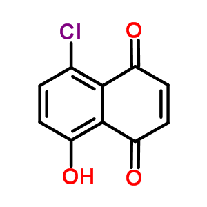 Naphthalenedione, 5-chloro-8-hydroxy- Structure,52431-59-1Structure