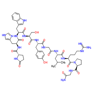 5-L-phenylalanine-luteinizing hormone-releasing factor (swine) acetate (salt) hydrate Structure,52699-48-6Structure