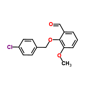 2-[(4-Chlorobenzyl)oxy]-3-methoxybenzaldehyde Structure,52803-62-0Structure