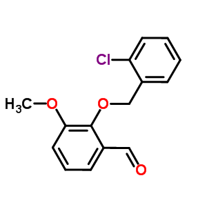 2-[(2-Chlorobenzyl)oxy]-3-methoxybenzaldehyde Structure,52803-63-1Structure