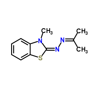 3-Methyl-2-benzothiazolinone acetone azine Structure,53338-83-3Structure