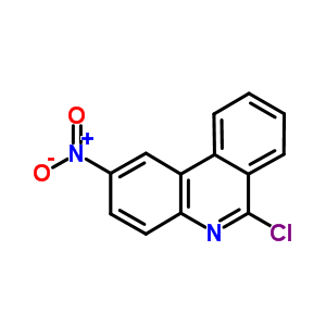 Phenanthridine,6-chloro-2-nitro- Structure,53364-98-0Structure