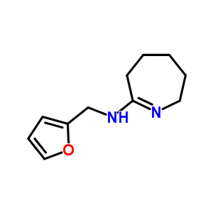 2H-azepin-7-amine,n-(2-furanylmethyl)-3,4,5,6-tetrahydro-, hydrochloride Structure,53387-65-8Structure