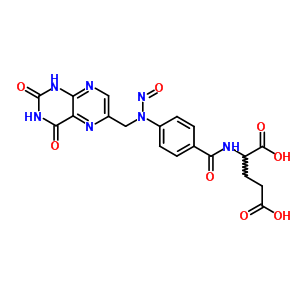 2-[[4-[(2,4-Dioxo-1h-pteridin-6-yl)methyl-nitroso-amino]benzoyl]amino]pentanedioic acid Structure,53421-16-2Structure