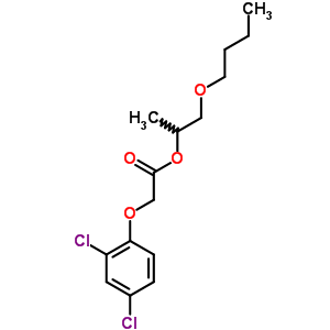 2,4-Dichlorophenoxyacetic acid propoxylated butoxy ester Structure,53467-11-1Structure