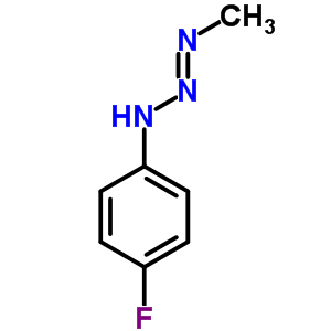 1-(4-Fluorophenyl)-3-methyltriazene Structure,53477-44-4Structure