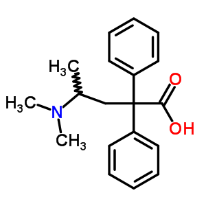 4-Dimethylamino-2,2-diphenylvaleric acid Structure,5348-94-7Structure