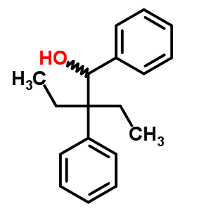 2-Ethyl-1,2-diphenyl-butan-1-ol Structure,5351-08-6Structure