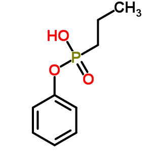 Propylphosphonic acid hydrogen phenyl ester Structure,53621-79-7Structure