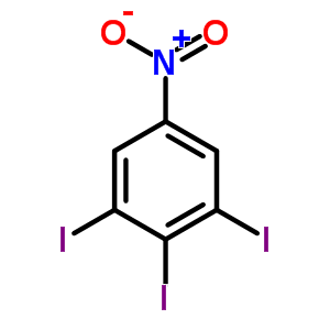 1,2,3-Triiodo-5-nitrobenzene Structure,53663-23-3Structure