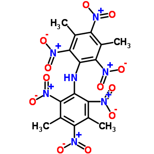 N-(3,5-dimethyl-2,4,6-trinitro-phenyl)-3,5-dimethyl-2,4,6-trinitro-aniline Structure,5369-24-4Structure