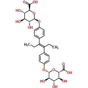 Diethylstilbestrol bisglucuronide Structure,53915-13-2Structure