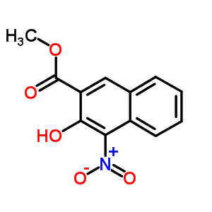 Methyl 3-hydroxy-4-nitro-naphthalene-2-carboxylate Structure,5394-81-0Structure