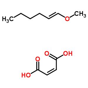 Methoxyethene, polymer with 2-butenedioic acid, monobutyl ester Structure,54018-18-7Structure