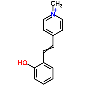 2-[(E)-2-(1-methylpyridin-4-yl)ethenyl]phenol Structure,54077-92-8Structure