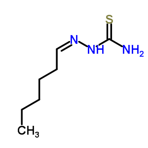 Hydrazinecarbothioamide,2-hexylidene- Structure,54097-73-3Structure