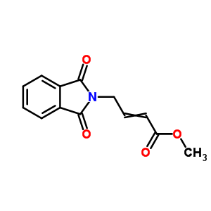 2-Butenoic acid,4-(1,3-dihydro-1,3-dioxo-2h-isoindol-2-yl)-, methyl ester Structure,54238-27-6Structure