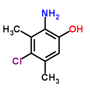 2-Amino-4-chloro-3,5-dimethylphenol Structure,5428-46-6Structure