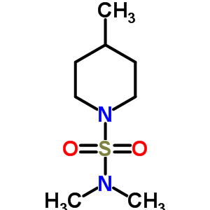 N,n,4-trimethylpiperidine-1-sulfonamide Structure,5430-44-4Structure