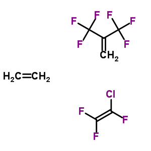 3,3,3-Trifluoro-2-(trifluoromethyl)-1-propene polymer with chlorotrifluoroethene and ethene Structure,54302-04-4Structure