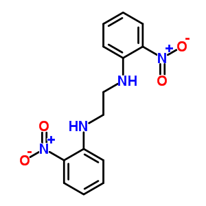 N,n-bis(2-nitrophenyl)ethane-1,2-diamine Structure,5431-37-8Structure