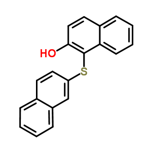 1-Naphthalen-2-ylsulfanylnaphthalen-2-ol Structure,5432-97-3Structure