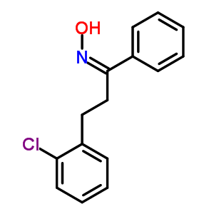 (Ne)-n-[3-(2-chlorophenyl)-1-phenyl-propylidene]hydroxylamine Structure,5434-80-0Structure