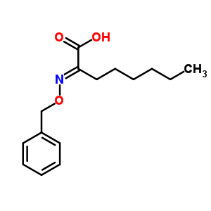 Octanoic acid,2-[(phenylmethoxy)imino]- Structure,5435-48-3Structure