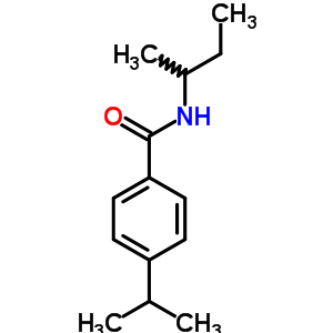 N-butan-2-yl-4-propan-2-yl-benzamide Structure,5436-65-7Structure