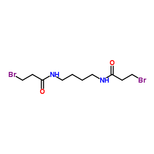 Propanamide,n,n-1,4-butanediylbis[3-bromo- Structure,54378-02-8Structure