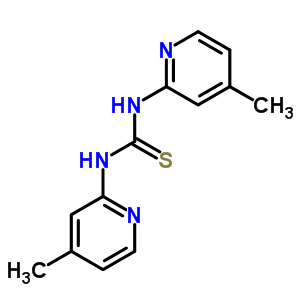 N,n-bis(4-methyl-2-pyridinyl)thiourea Structure,5440-92-6Structure