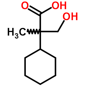 2-Cyclohexyl-3-hydroxy-2-methyl-propanoic acid Structure,5441-42-9Structure