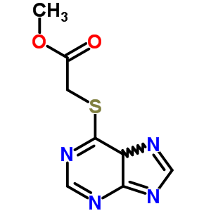 Methyl 2-(5h-purin-6-ylsulfanyl)acetate Structure,5441-50-9Structure