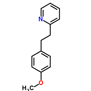 Pyridine,2-[2-(4-methoxyphenyl)ethyl]-, hydrochloride (1:1) Structure,5442-79-5Structure