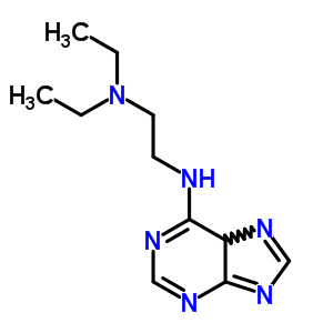 N,n-diethyl-n-(5h-purin-6-yl)ethane-1,2-diamine Structure,5444-54-2Structure