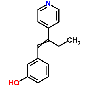 Phenol,3-[2-(4-pyridinyl)-1-buten-1-yl]- Structure,5444-87-1Structure