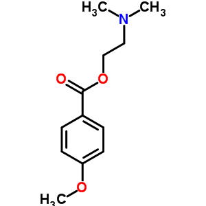 2-Dimethylaminoethyl 4-methoxybenzoate Structure,5446-69-5Structure