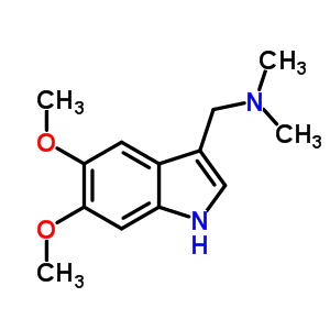 1-(5,6-Dimethoxy-1h-indol-3-yl)-n,n-dimethyl-methanamine Structure,5446-82-2Structure