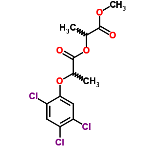 Propanoic acid,2-[1-oxo-2-(2,4,5-trichlorophenoxy)propoxy]-, methyl ester Structure,5447-15-4Structure