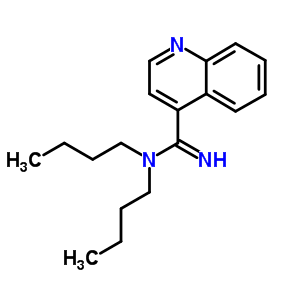 N,n-dibutylquinoline-4-carboximidamide Structure,5447-50-7Structure