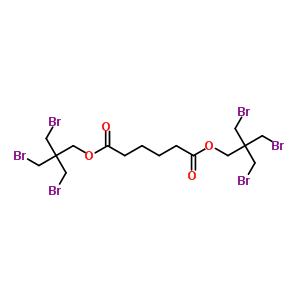 Hexanedioic acid bis[3-bromo-2,2-bis(bromomethyl)propyl] ester Structure,54473-70-0Structure