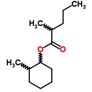 Pentanoic acid,2-methyl-, 2-methylcyclohexyl ester Structure,5448-34-0Structure