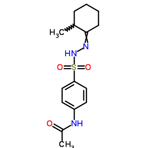 N-[4-[[(2-methylcyclohexylidene)amino]sulfamoyl]phenyl]acetamide Structure,5448-86-2Structure