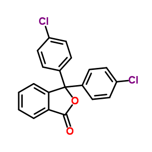 1(3H)-isobenzofuranone,3,3-bis(4-chlorophenyl)- Structure,5449-79-6Structure