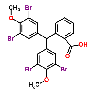 2-[Bis(3,5-dibromo-4-methoxy-phenyl)methyl]benzoic acid Structure,5449-82-1Structure